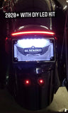 Black Ops LED Plate with Signal Lights for 2 light Indian models