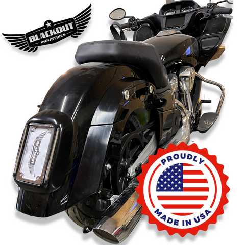 Complete Fender Saddlebag Fillers for Indian Heavyweights Blackout Industries